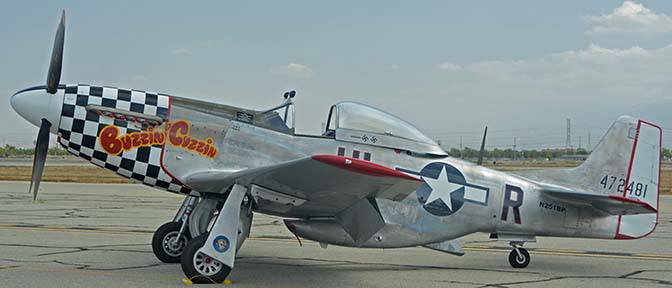 North American P-51D Mustang N251BP Buzzin Cuzzin, April 29, 2016